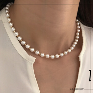 گردنبند مروارید و گوی