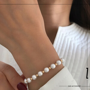 دستبند مروارید و گوی