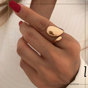 انگشتر زنانه کاف استک آینه‌ای