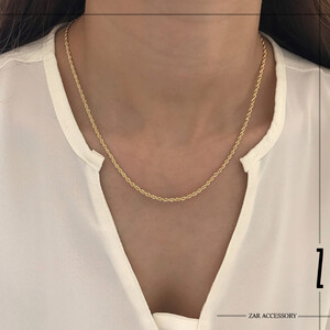 گردنبند زنانه طنابی