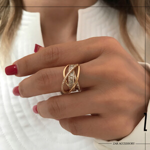 انگشتر زنانه مولتی کراس