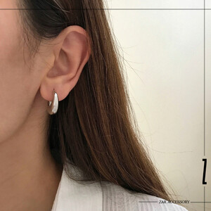 گوشواره زنانه حلقه‌ای نیمه ماه