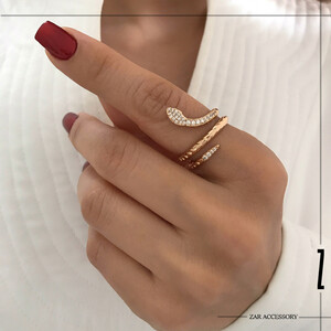 انگشتر زنانه مار