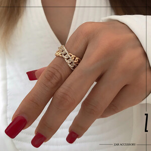 انگشتر زنانه کارتیه ضربدری