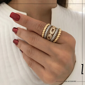 انگشتر پورتفینو کارتیه دو رنگ