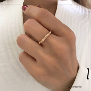 انگشتر رینگ طنابی