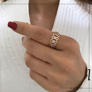 انگشتر رولکس فلت دو رو