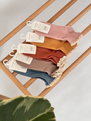 جوراب نیم ساق لبه توری