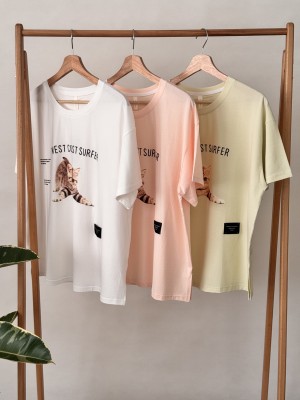 تیشرت طرح گربه