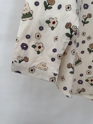 شومیز طرح خرگوش و گل