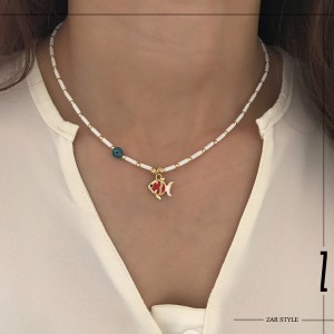 گردنبند تابستانی آویز ماهی