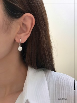 نیم‌ست قلب آینه‌ای زنجیر پولکی