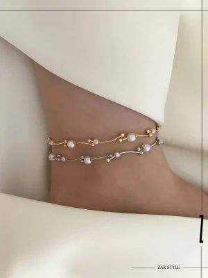 پابند میله‌ منحنی گوی و مروارید