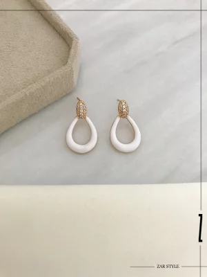 گوشواره میناکاری آویز اشکی