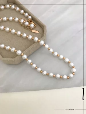 گردنبند مروارید و گوی