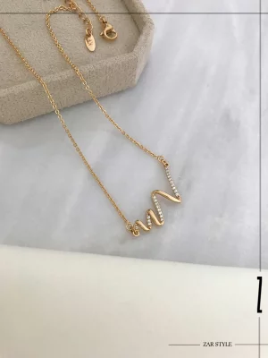 گردنبند زنانه مارپیچ