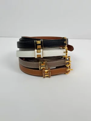 کمربند هرمس مدل پاپ اچ