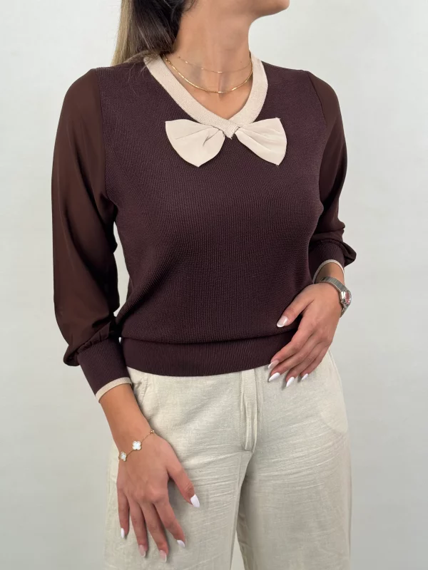 بافت یقه پاپیون