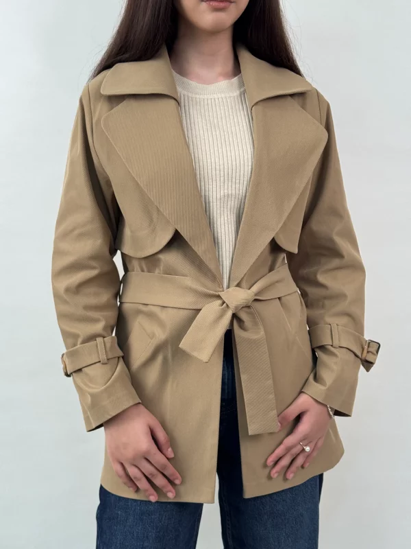 مانتو پاییزه دو یقه کد 102