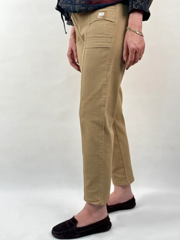 شلوار کتان مام استایل کد 102