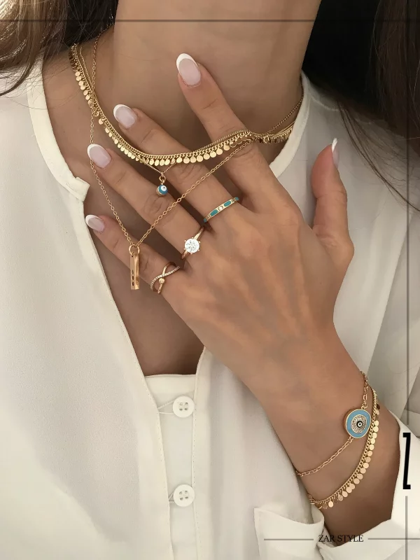 گردنبند آویز گوی چشم نظر