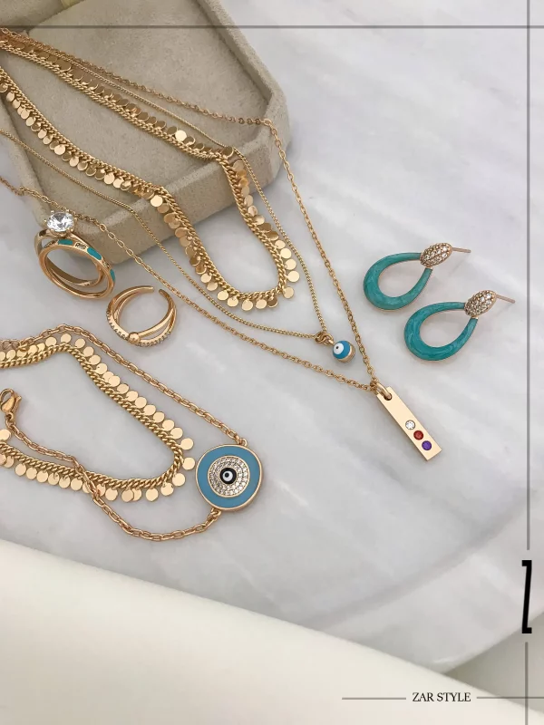 گردنبند آویز گوی چشم نظر