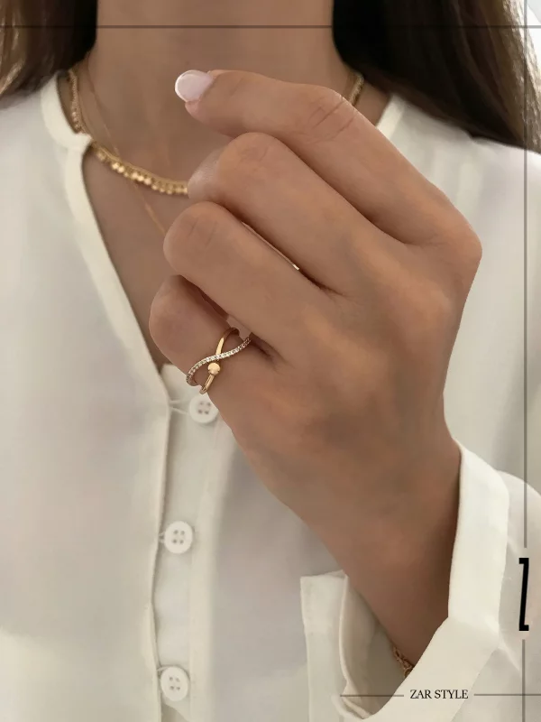 انگشتر بند انگشتی موج و گوی