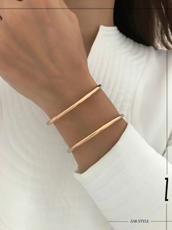 دستبند کاف دو خطی