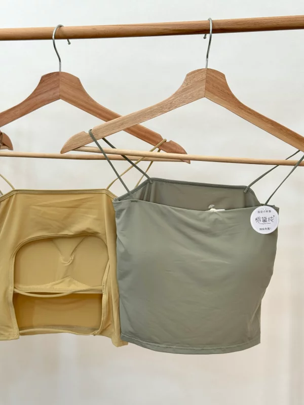 تاپ نیم‌تنه بند اسپاگتی