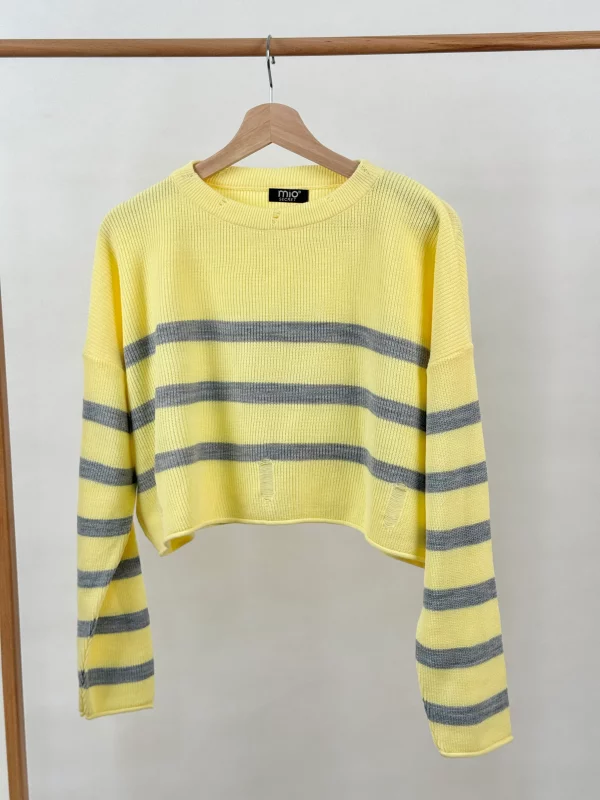 کراپ بافت آستین بلند کد 103