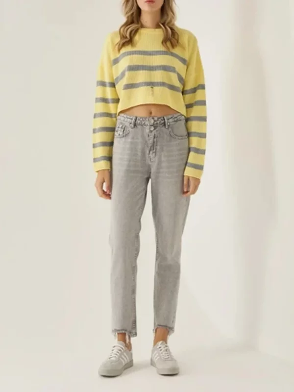 کراپ بافت آستین بلند کد 103