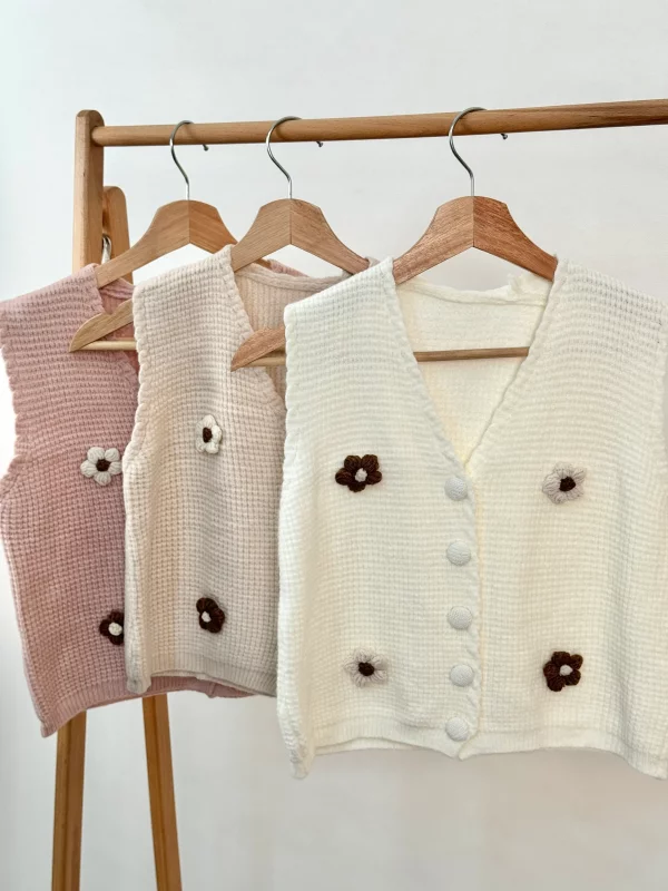 وست بافت گل‌دار کد 2