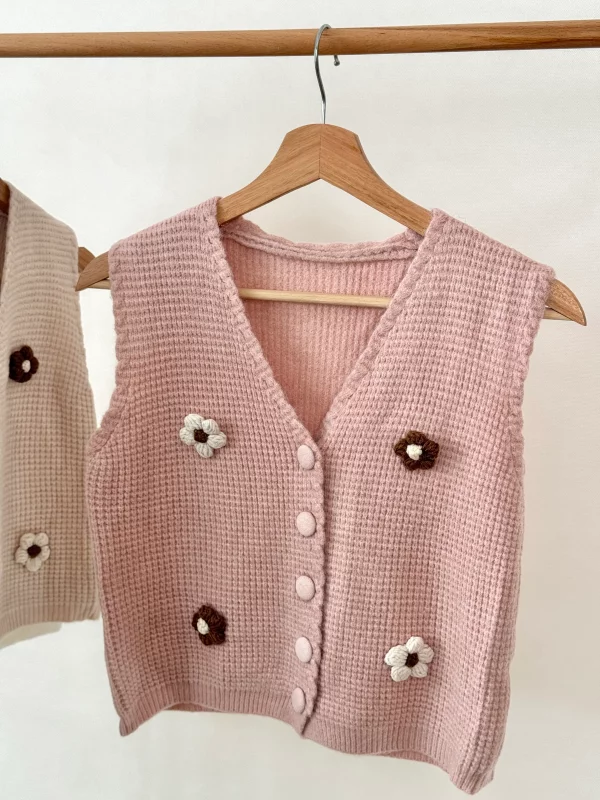 وست بافت گل‌دار کد 2