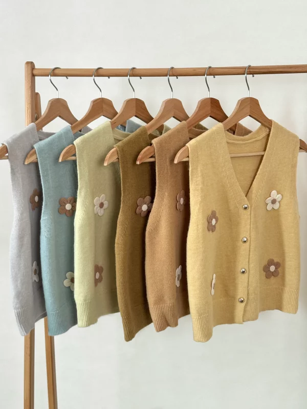 وست بافت گل‌دار کد 3