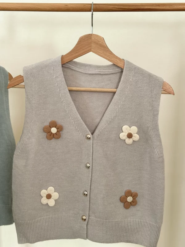 وست بافت گل‌دار کد 3