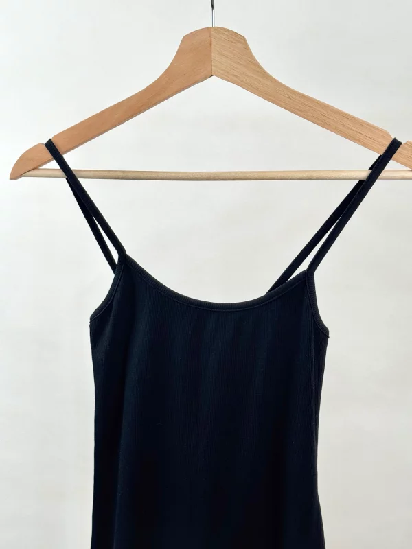 پیراهن میدی ساده مشکی