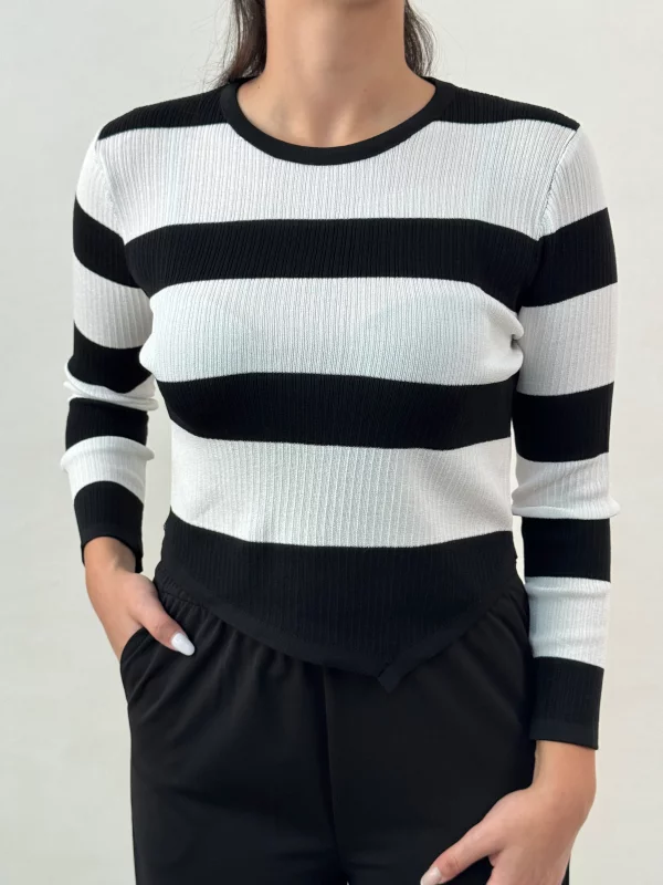 بافت راه راه جلو اریب