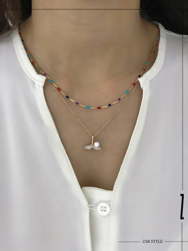 گردنبند میناکاری ملیله‌ای