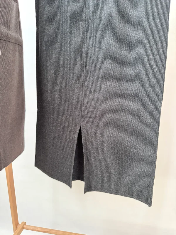 دامن بافت جیب‌دار