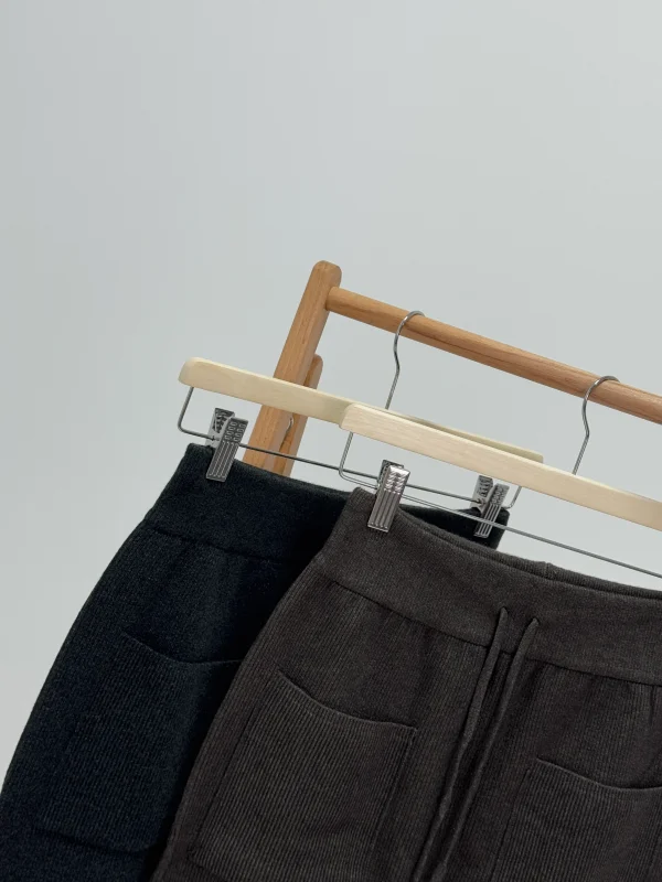 دامن بافت جیب‌دار