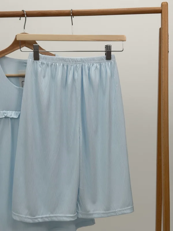 ست لباس راحتی بلوز و شلوارک کد 101