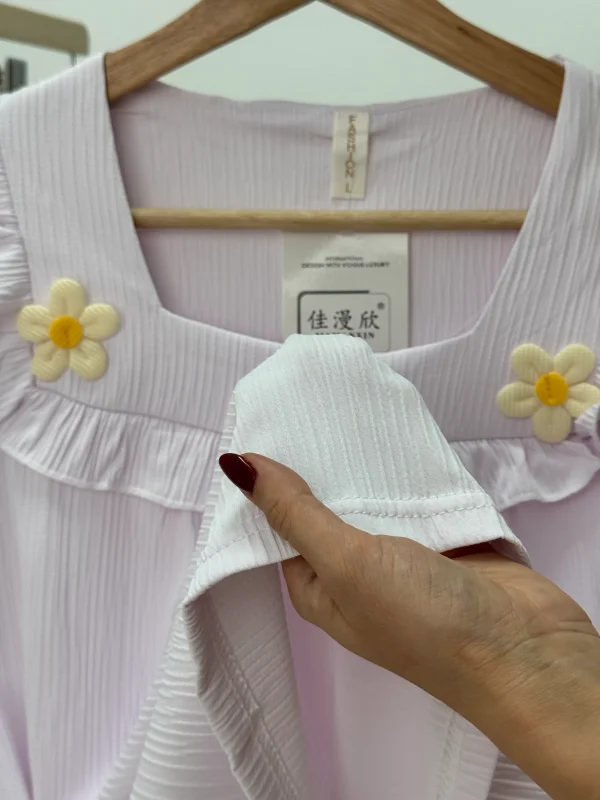 ست لباس راحتی بلوز و شلوارک کد 102