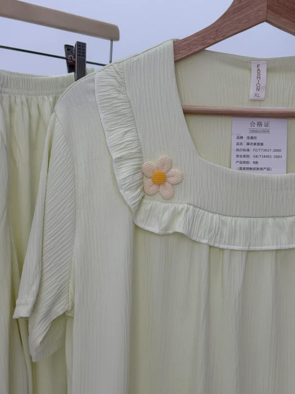 ست لباس راحتی بلوز و شلوارک کد 102