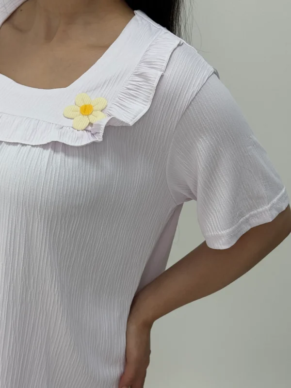 ست لباس راحتی بلوز و شلوارک کد 102