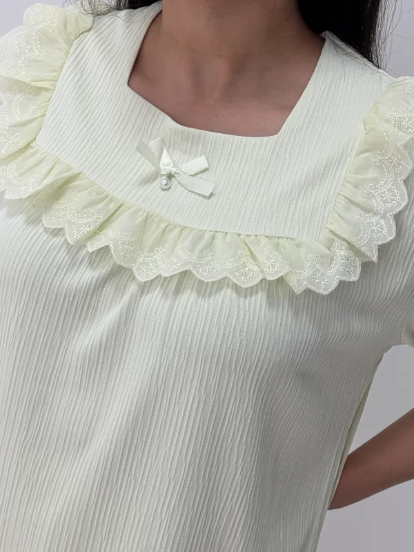 ست لباس راحتی بلوز و شلوارک کد 103