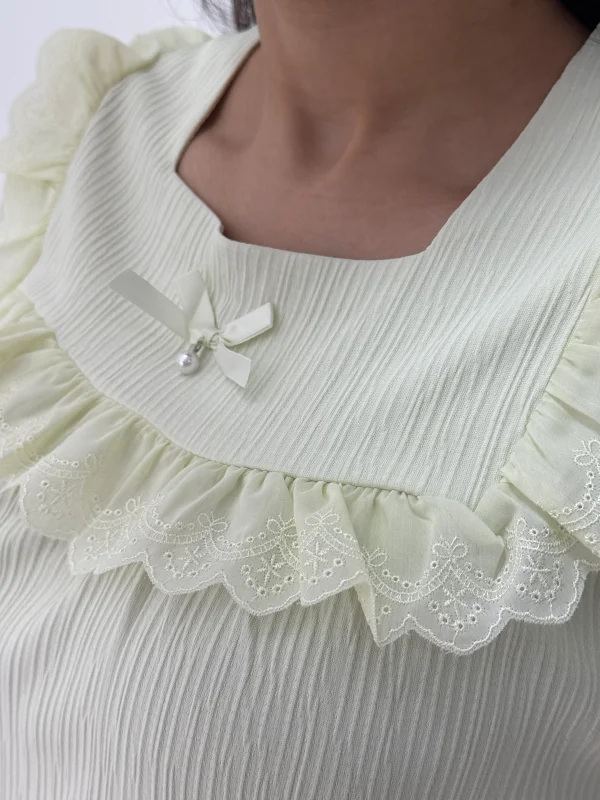 ست لباس راحتی بلوز و شلوارک کد 103