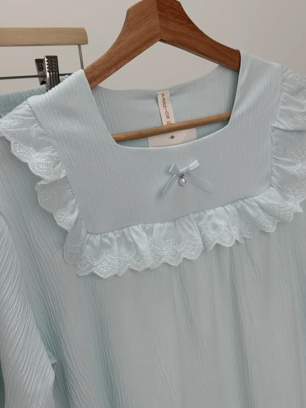 ست لباس راحتی بلوز و شلوارک کد 103