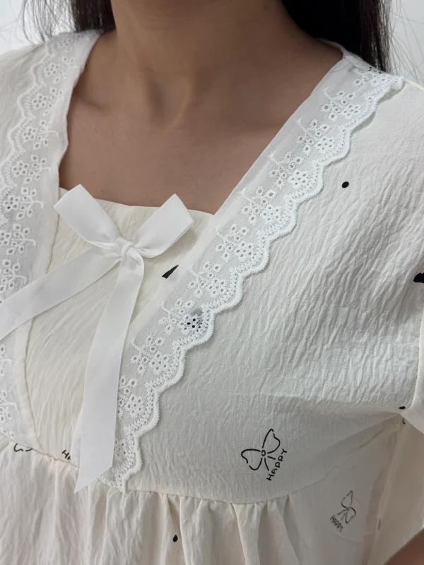 ست لباس راحتی بلوز و شلوارک کد 104