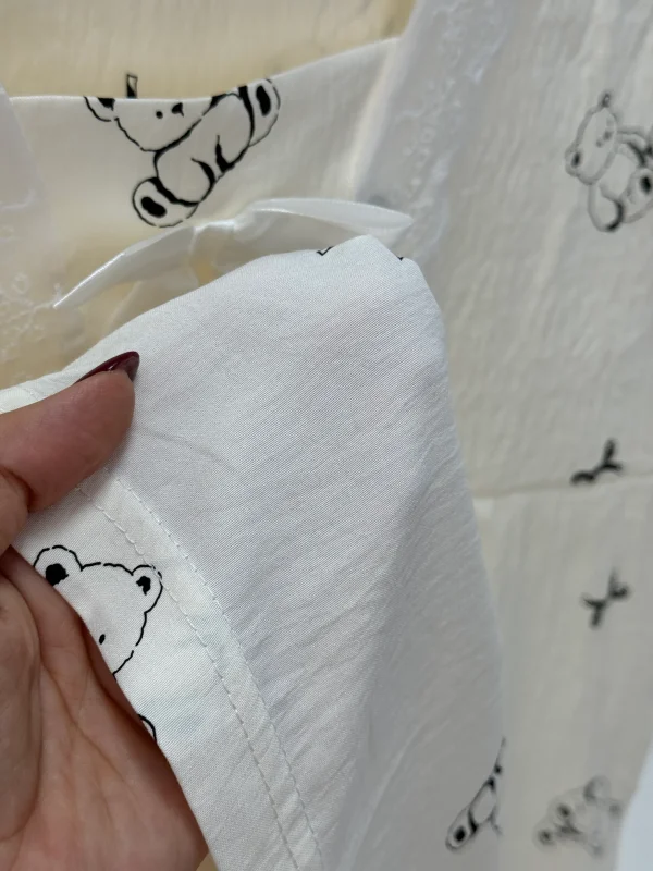 ست لباس راحتی بلوز و شلوارک کد 106