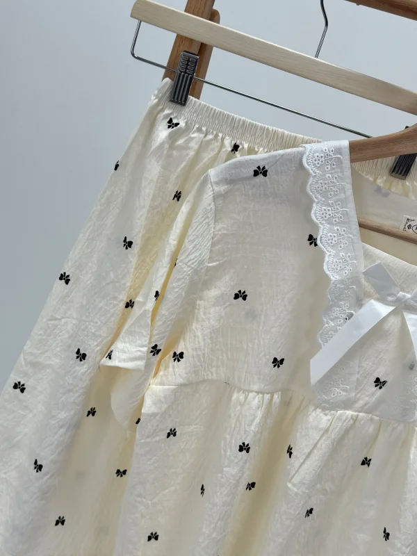 ست لباس راحتی بلوز و شلوارک کد 108